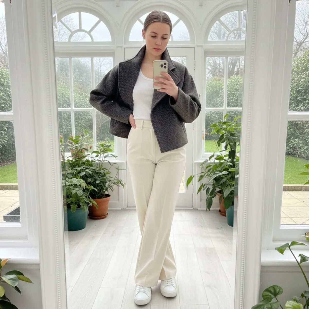 Funnel Neck Jacket view 3